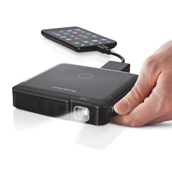 Bild Brookstone HDMI Pocket Projector 801143p